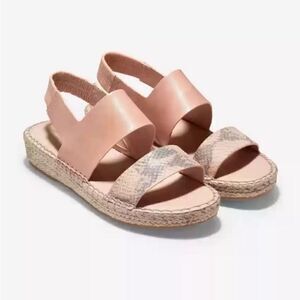 Cole Haan Grandseries Nude Strappy Sandals size 6